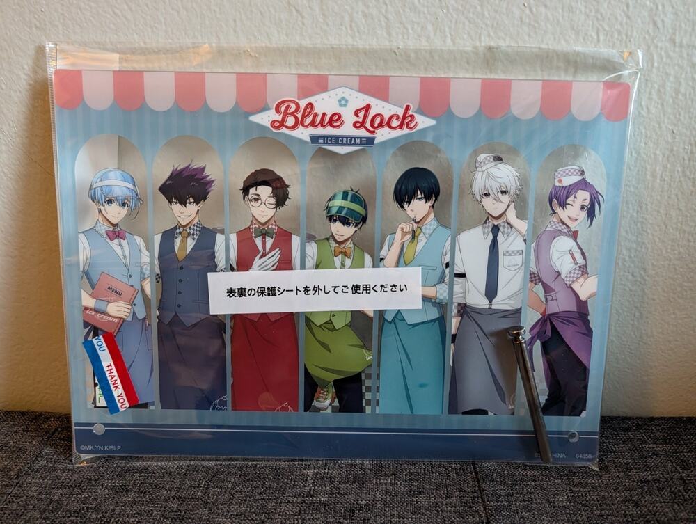 Blue Lock Day Off Ichiban Kuji D Prize Acrylic Board Brand New Isagi Nagi Mikage